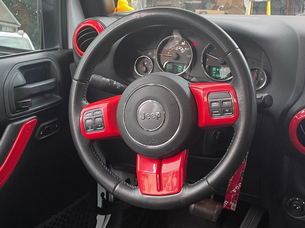 RedRock Interior Trim Kit; Red (11-18 Jeep Wrangler JK)