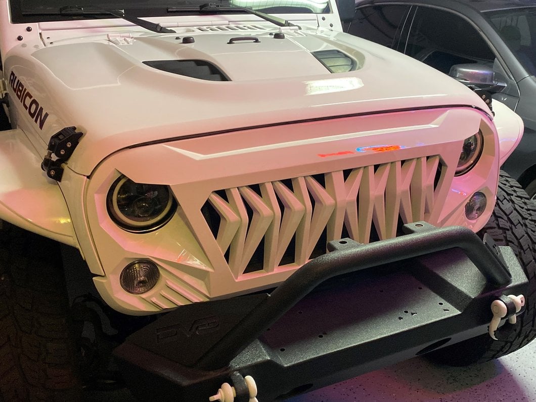 RedRock Deep Woods Grille; Matte Black (07-18 Jeep Wrangler JK)