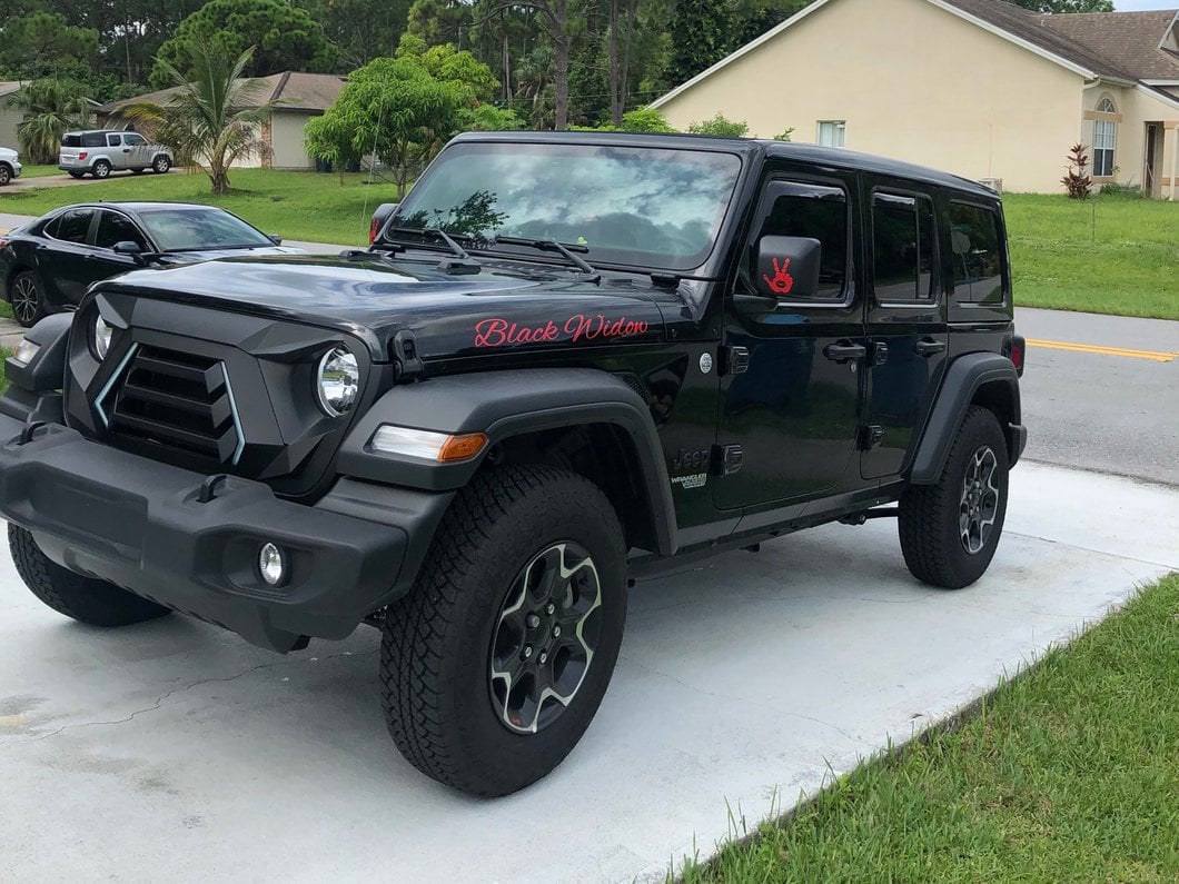 RedRock Goliath Grille with LED DRL (18-25 Jeep Wrangler JL w/o TrailCam)