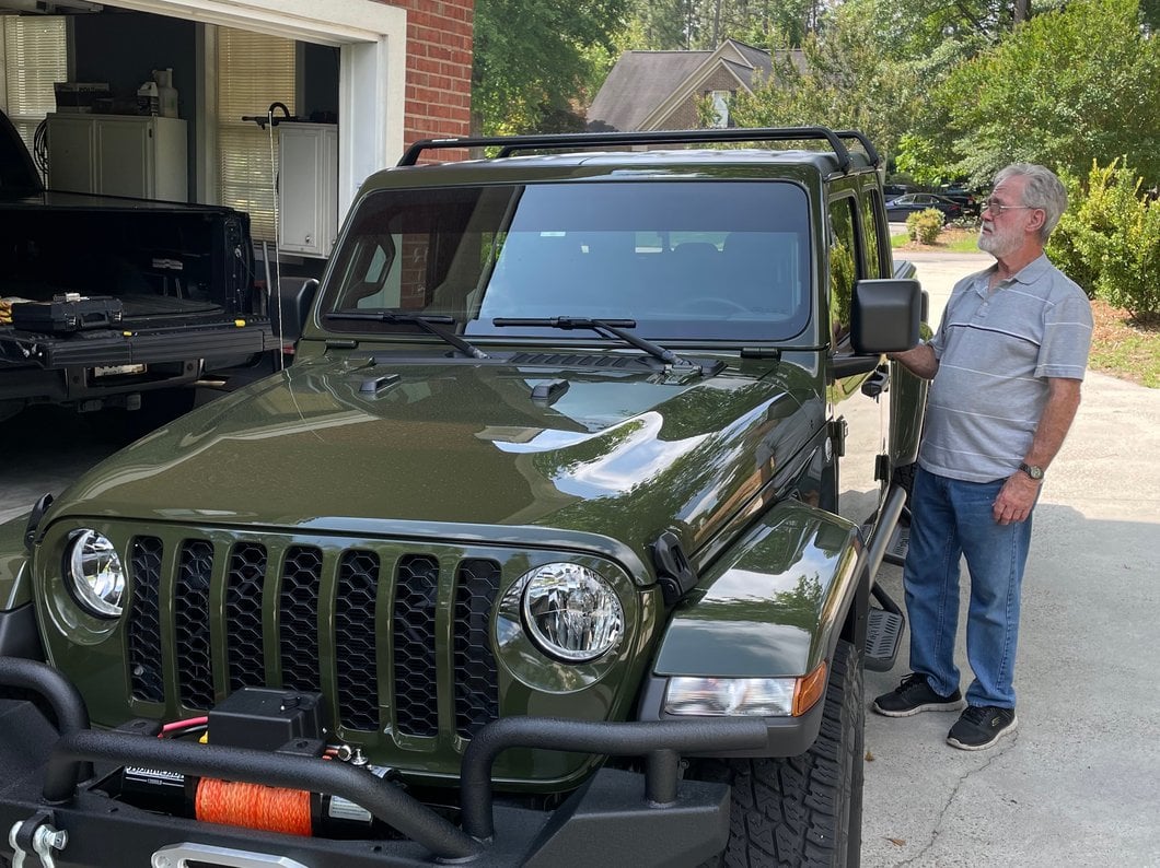 RedRock Rock Crawler Full Width Winch Front Bumper (20-25 Jeep Gladiator JT)