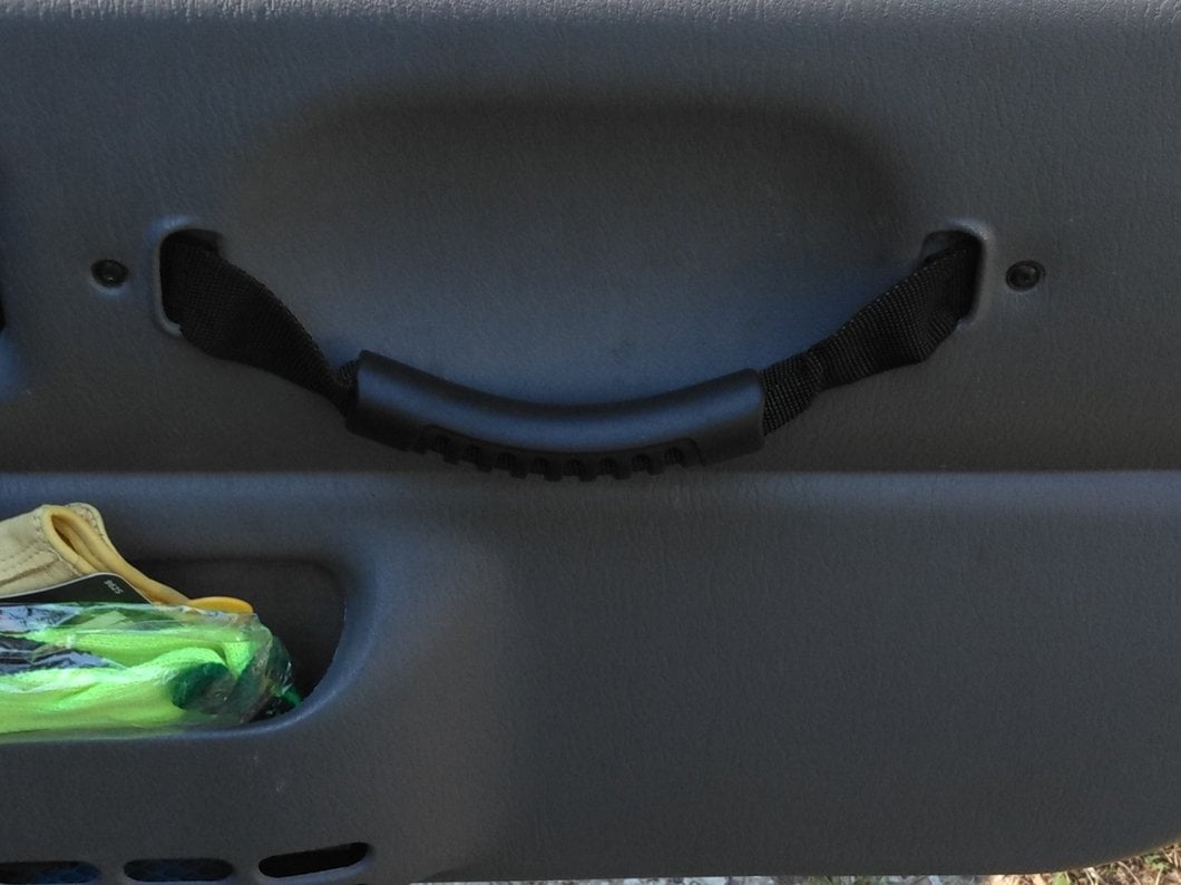 RedRock Door Pull Straps; Black (97-06 Jeep Wrangler TJ)