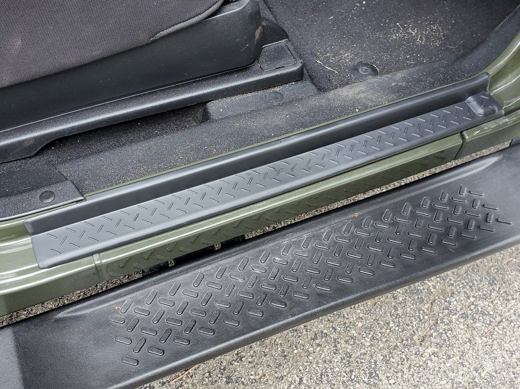 RedRock Door Sill Guards; Front Pair (07-18 Jeep Wrangler JK)
