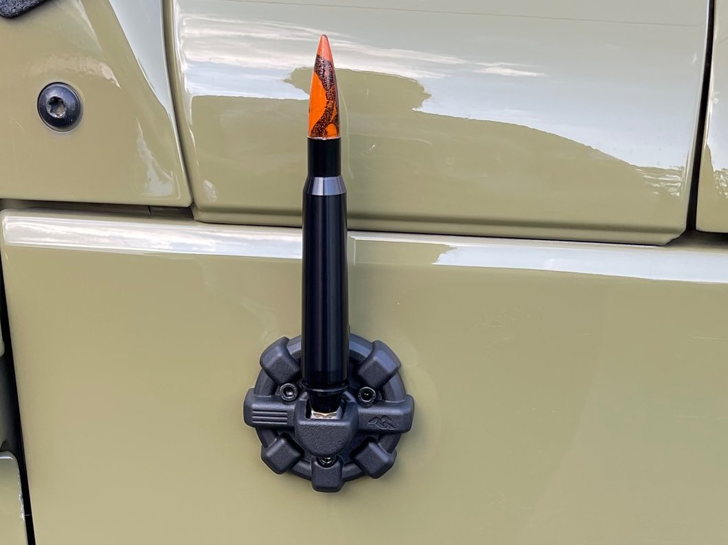 RedRock Billet Aluminum Bullet Style Antenna (07-18 Jeep Wrangler JK)