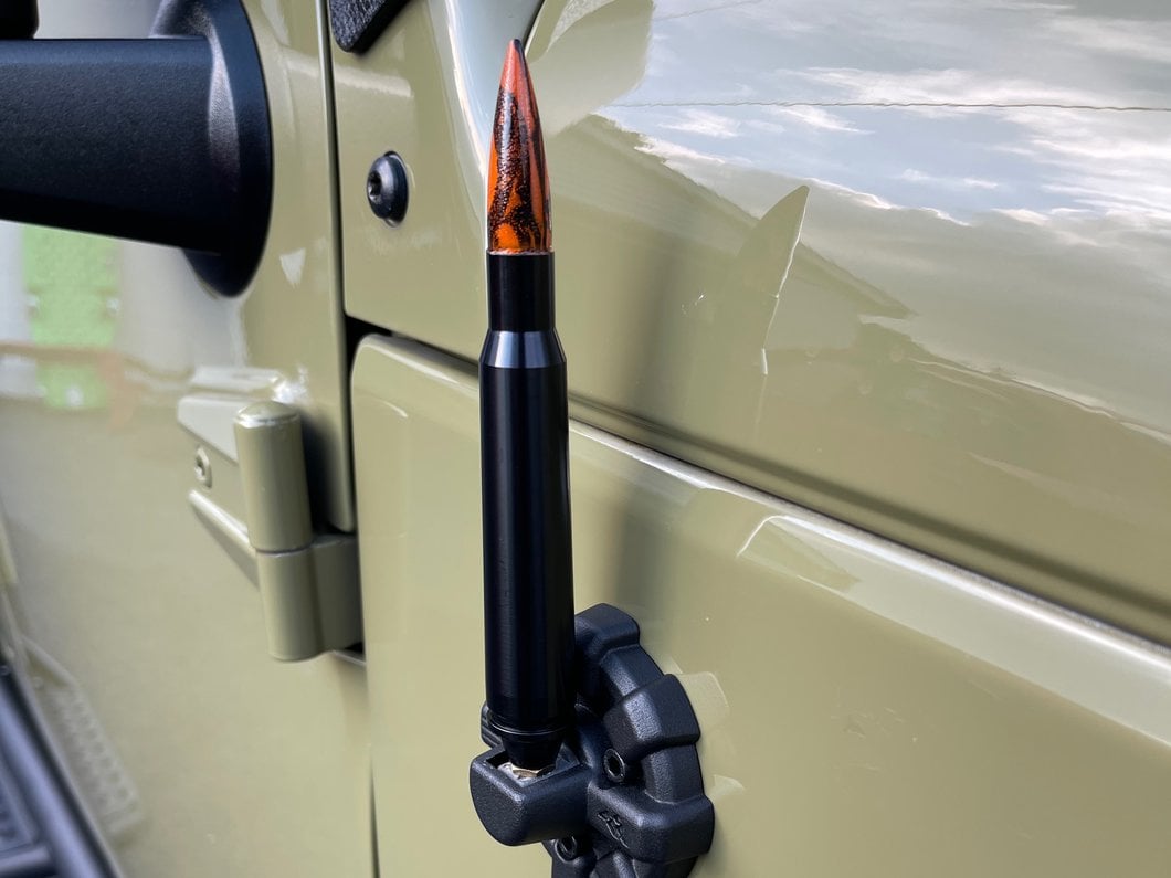 RedRock Billet Aluminum Bullet Style Antenna (07-18 Jeep Wrangler JK)