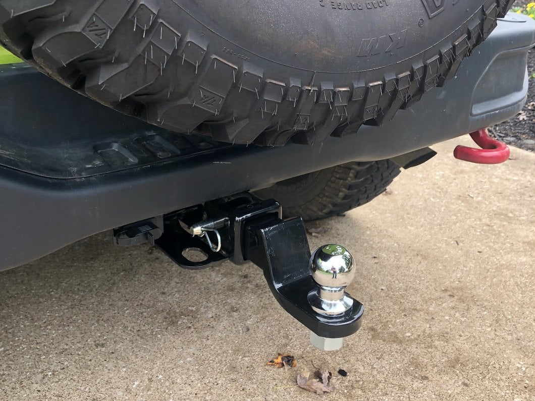 RedRock 2-Inch Receiver Hitch Ball Mount with 2-Inch Ball; 2-Inch Drop (Universal; Some Adaptation May Be Required)