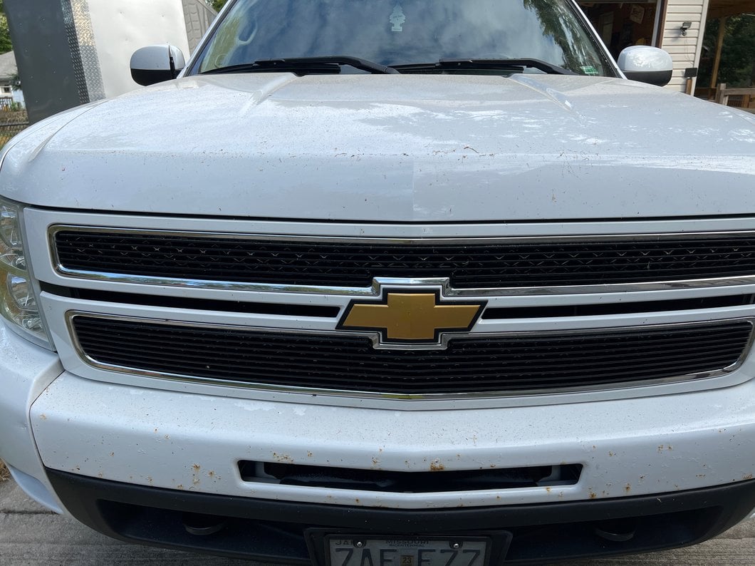 RedRock Upper Overlay Grille; Black (07-13 Silverado 1500)