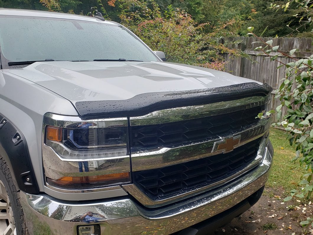 RedRock Bug Hood Deflector; Smoked (16-18 Silverado 1500)