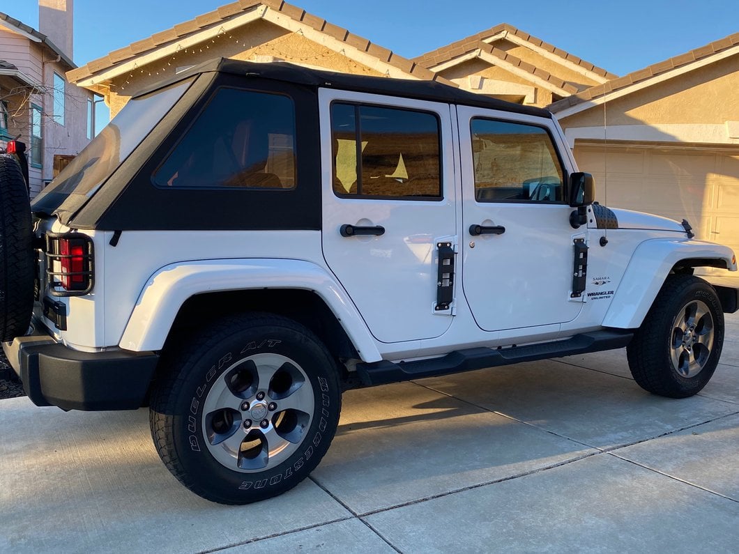 RedRock HD Folding Door Hinge Step (07-18 Jeep Wrangler JK)