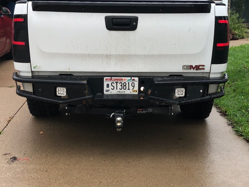 RedRock Tubular Off-Road Rear Bumper (07-18 Sierra 1500)