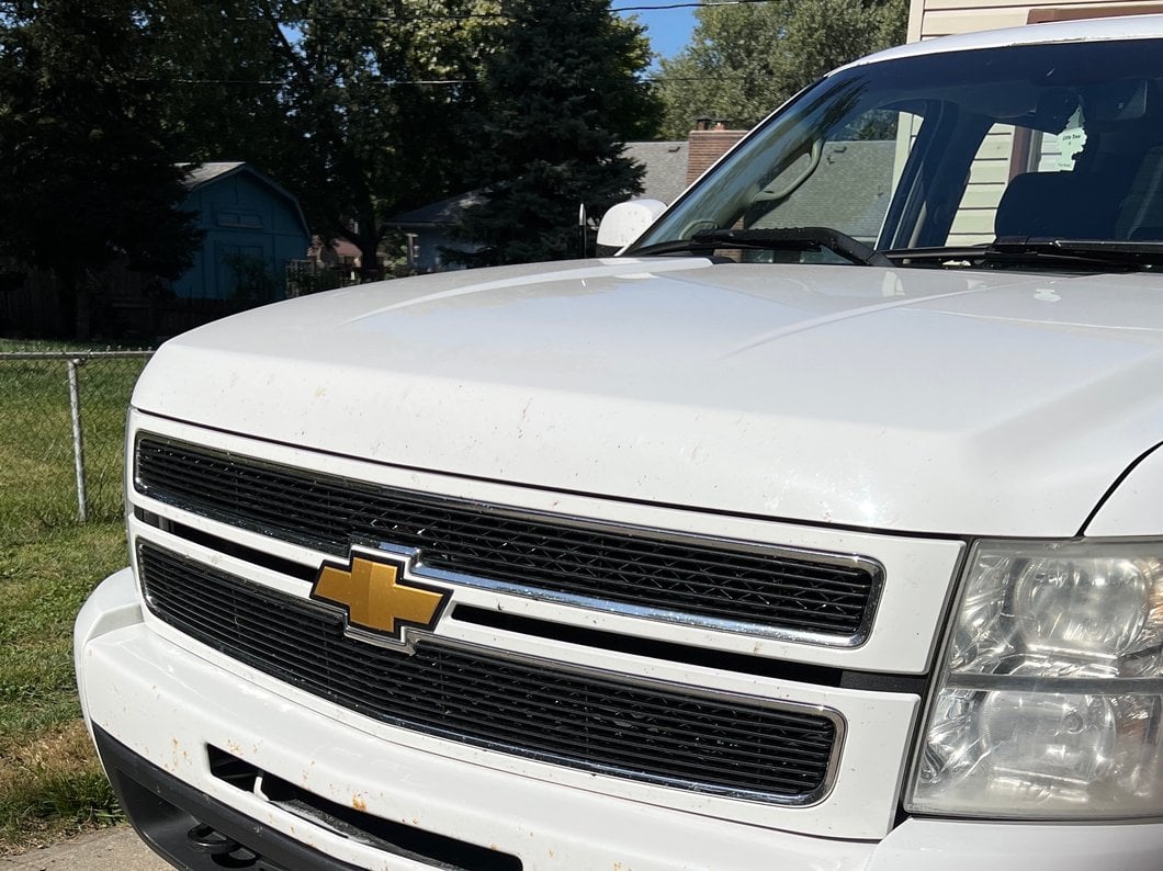 RedRock Upper Overlay Grille; Black (07-13 Silverado 1500)