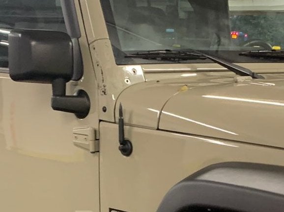 RedRock Billet Aluminum Bullet Style Antenna (07-18 Jeep Wrangler JK)