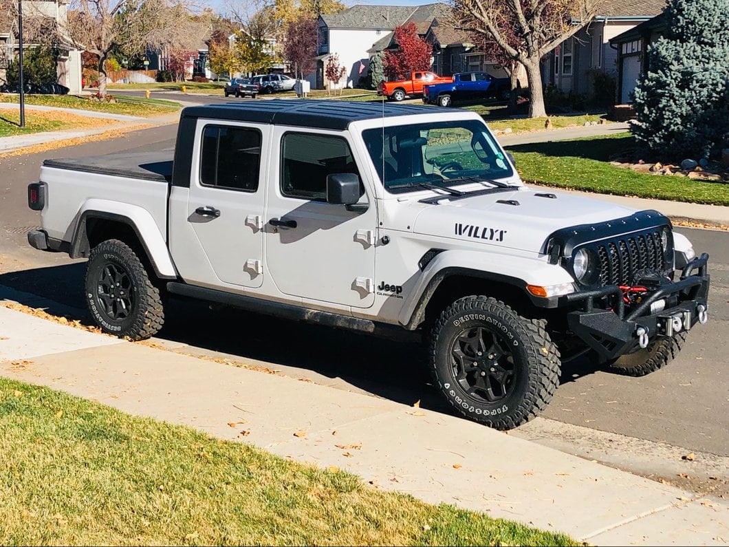 RedRock Rock Crawler Full Width Winch Front Bumper (20-25 Jeep Gladiator JT)