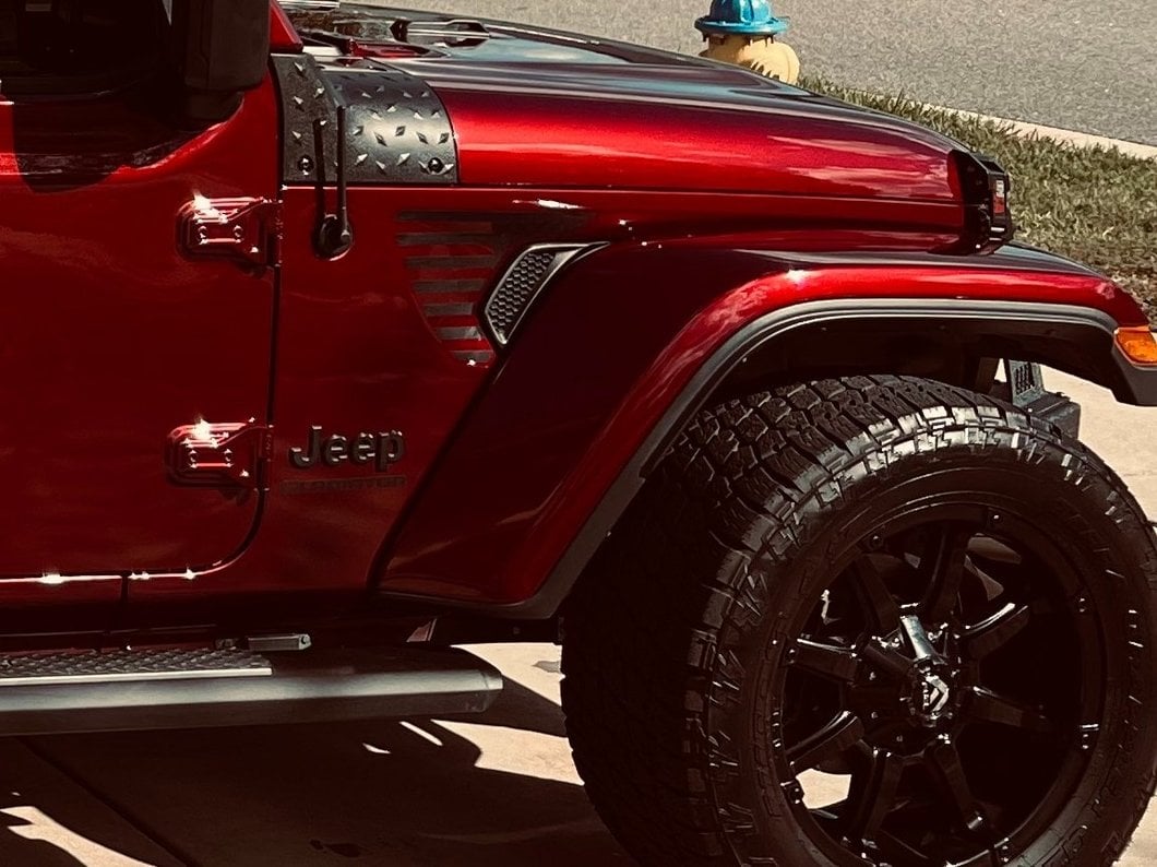 RedRock Cowl Body Armor; Textured Black (20-25 Jeep Gladiator JT, Excluding Mojave)