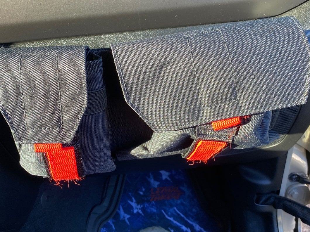 RedRock Grab Handle Storage Bag; Dual Pocket (20-25 Jeep Gladiator JT)