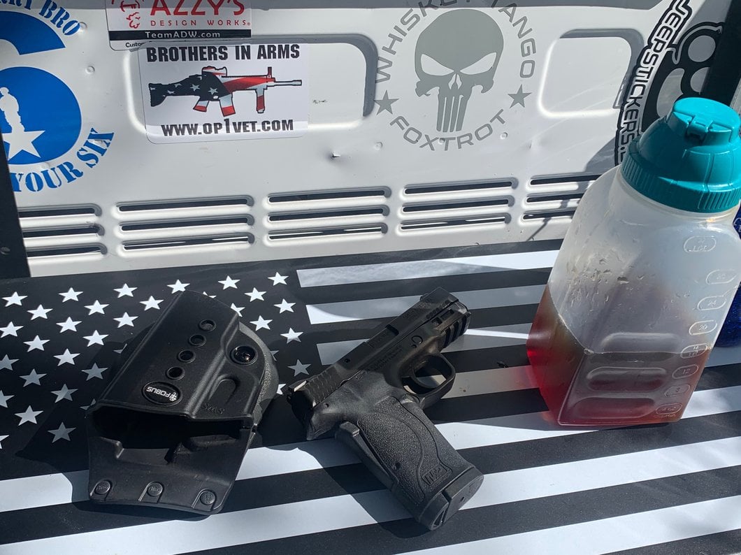 RedRock Tailgate Storage Rack; Stars and Stripes (07-18 Jeep Wrangler JK)