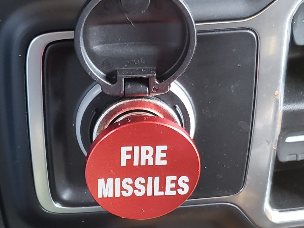 RedRock Fire Missile Lighter Plug; Red Anodized (Universal; Some Adaptation May Be Required)