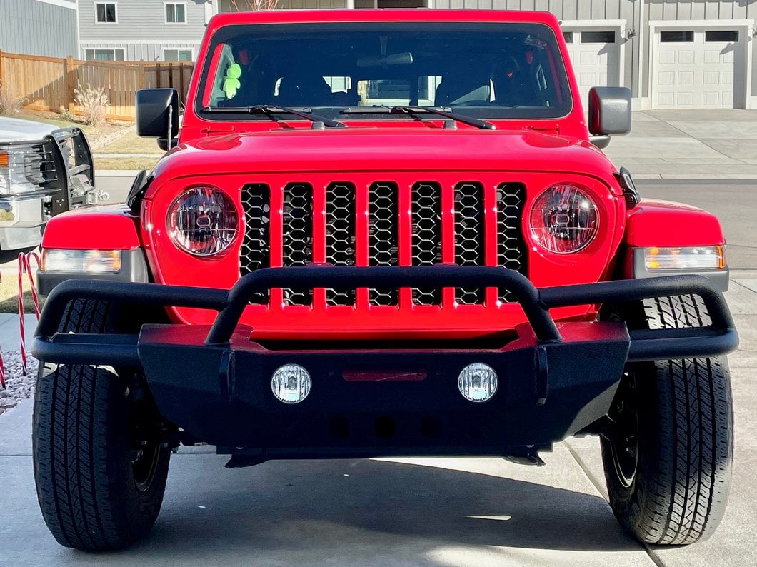 RedRock Crawler-Max Full Width Winch Front Bumper (20-25 Jeep Gladiator JT)