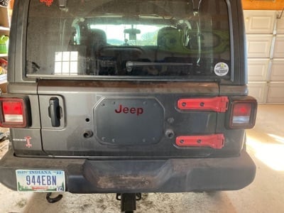 RedRock Spare Tire Delete (18-25 Jeep Wrangler JL, Excluding 4xe)