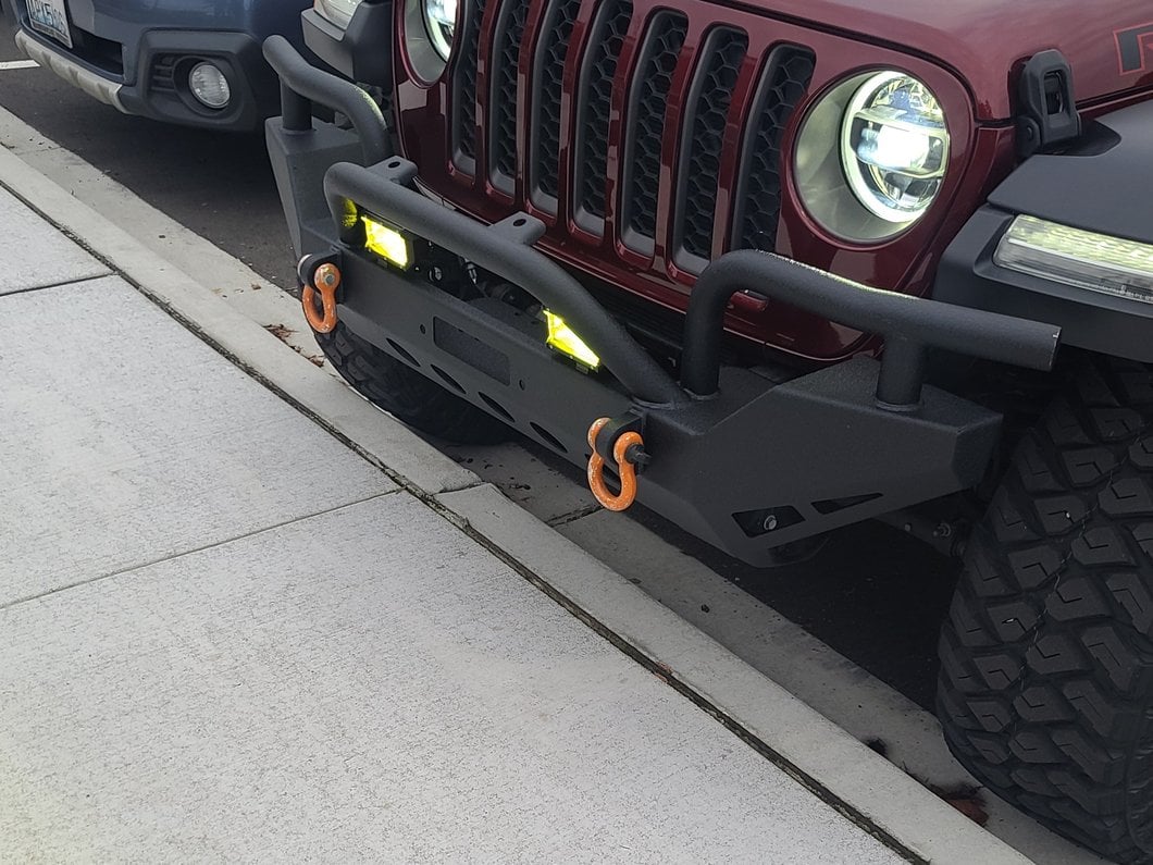 RedRock Rock Crawler Full Width Winch Front Bumper (20-25 Jeep Gladiator JT)