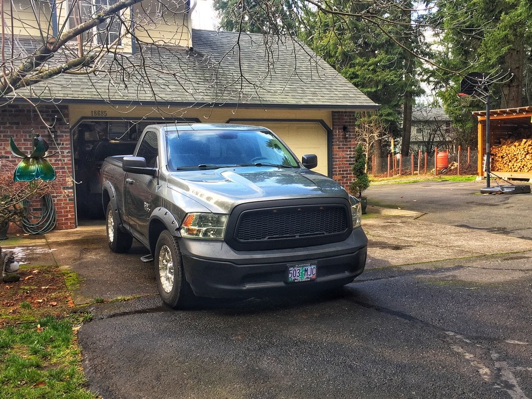 RedRock Off-Road Black Antenna; 6.50-Inch (94-25 RAM 1500)