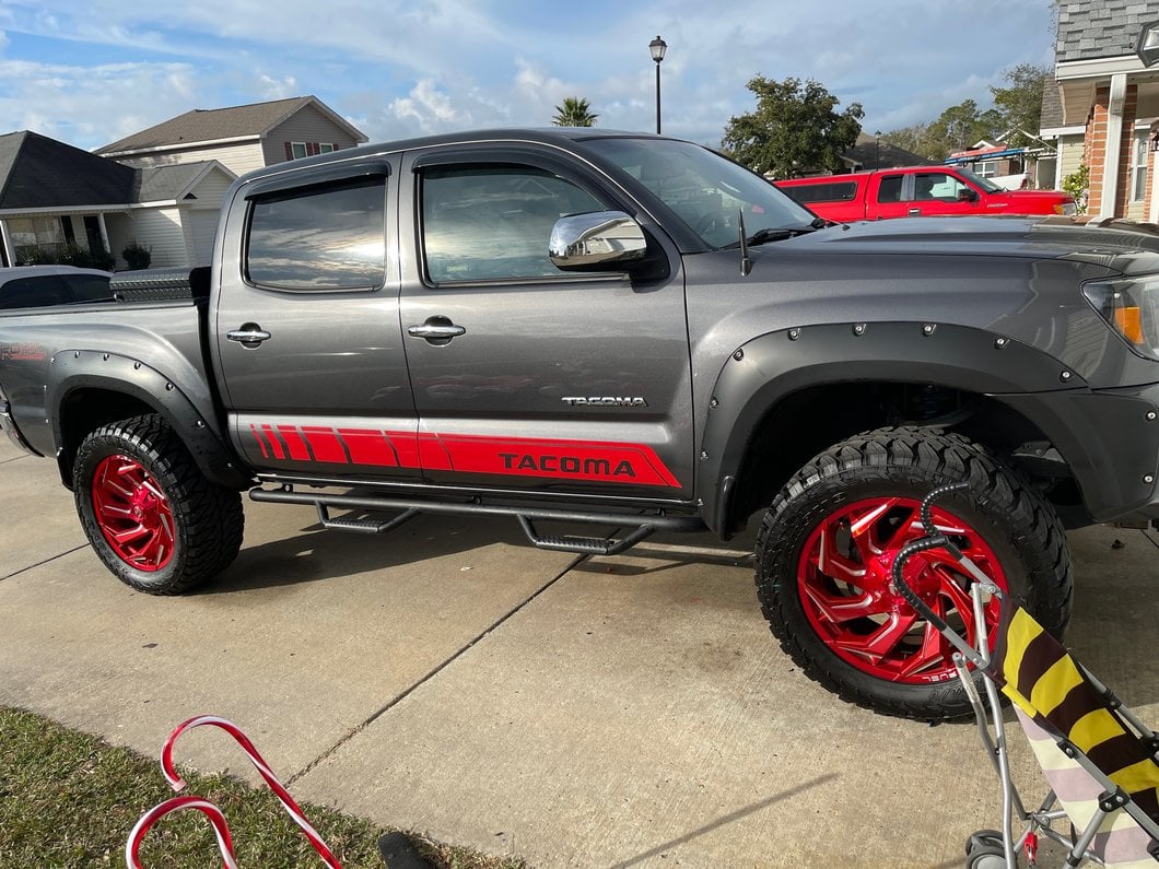 RedRock Pocket Style Fender Flares (12-14 Tacoma w/ 6-Foot Bed)