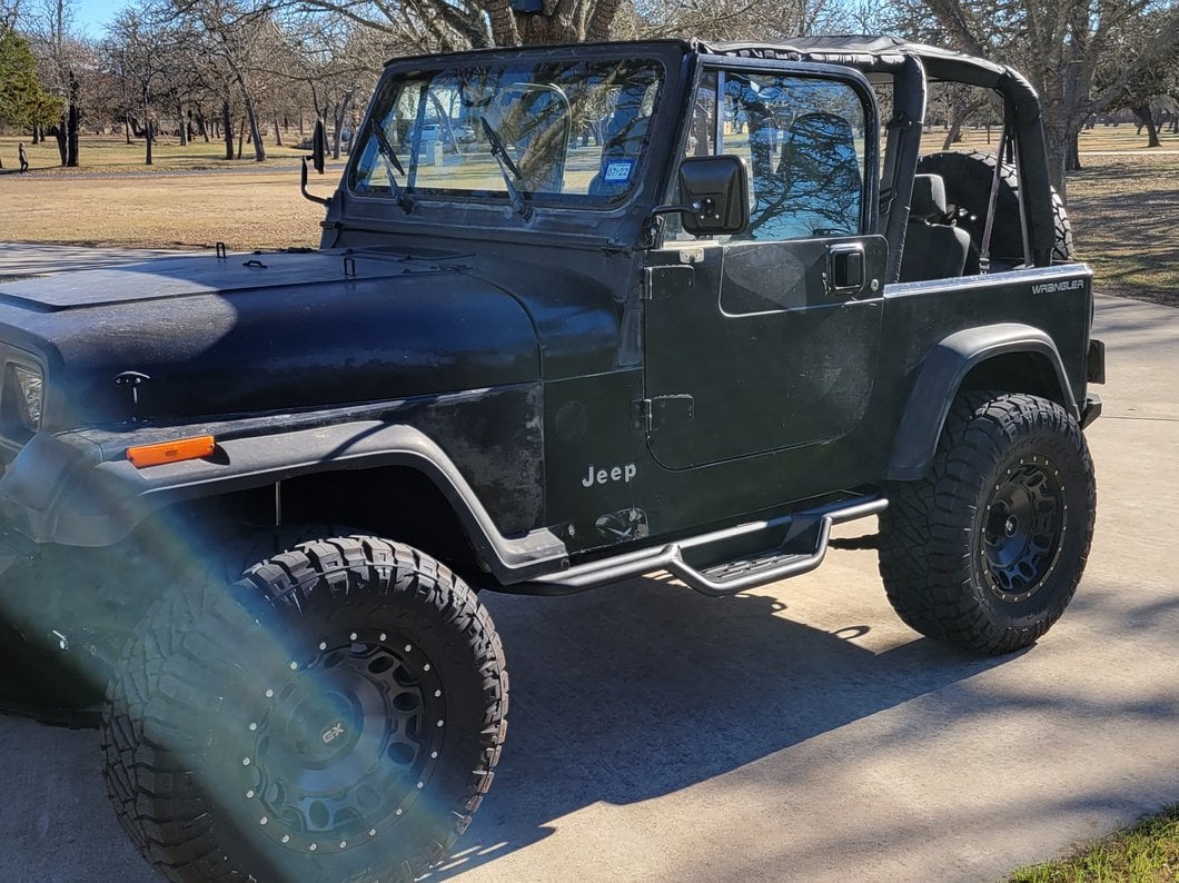 RedRock HD Drop Side Step Bars (87-06 Jeep Wrangler YJ & TJ)