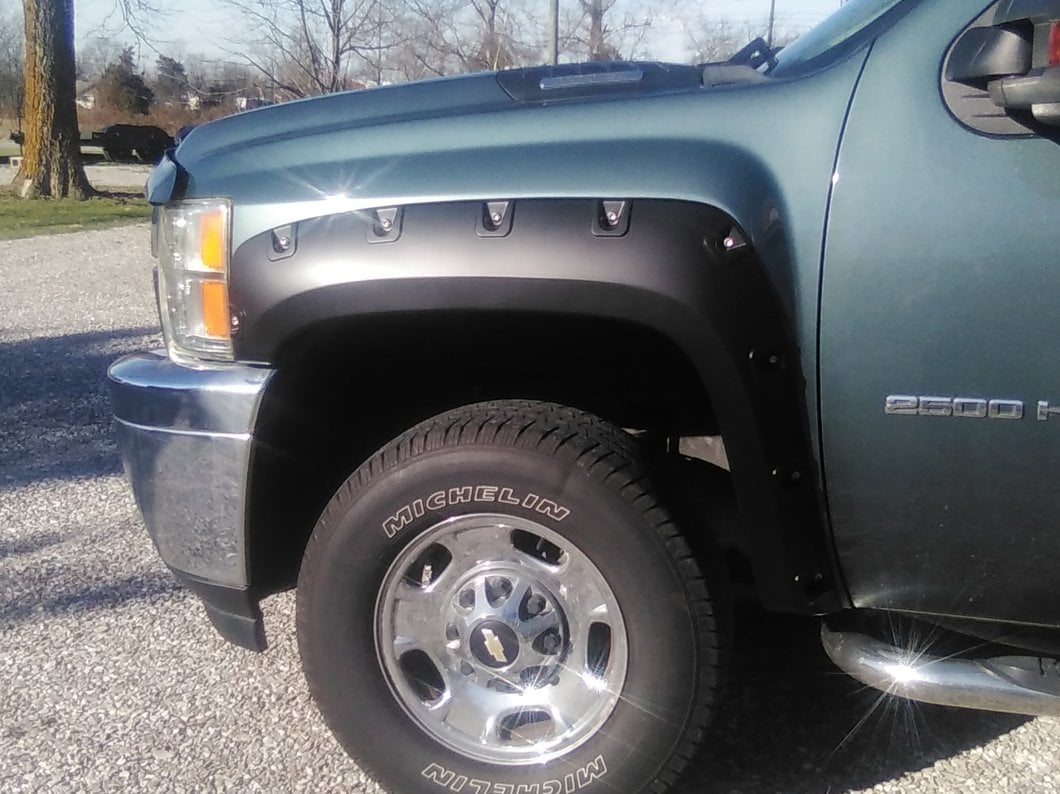 RedRock Pocket Style Fender Flares (07-14 Silverado 2500 HD)