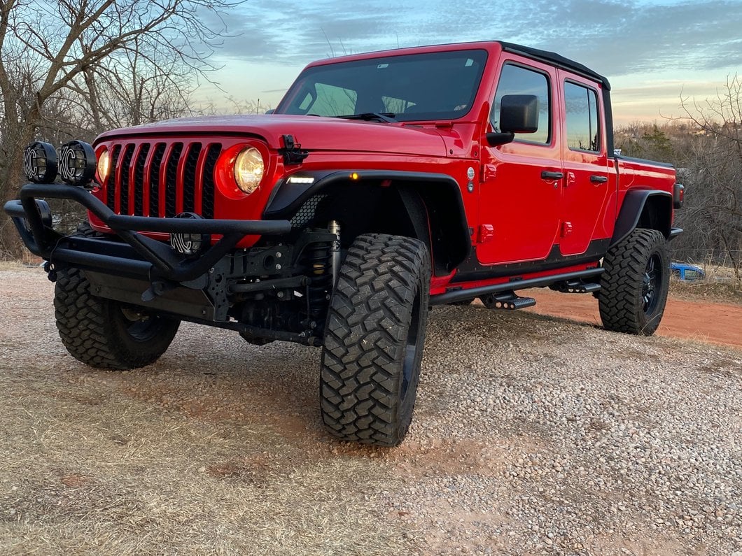 RedRock Rock Crawler Front Grille Guard; Textured Black (20-25 Jeep Gladiator JT)