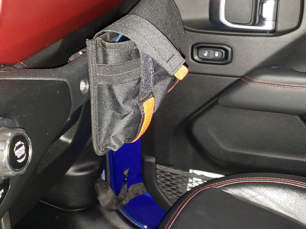 RedRock Alterum Series Grab Handle Storage Bag; Dual Pocket (07-25 Jeep Wrangler JK & JL)