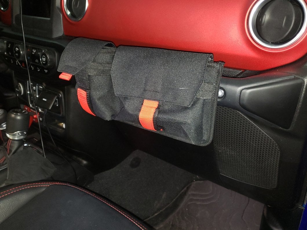RedRock Alterum Series Grab Handle Storage Bag; Dual Pocket (07-25 Jeep Wrangler JK & JL)
