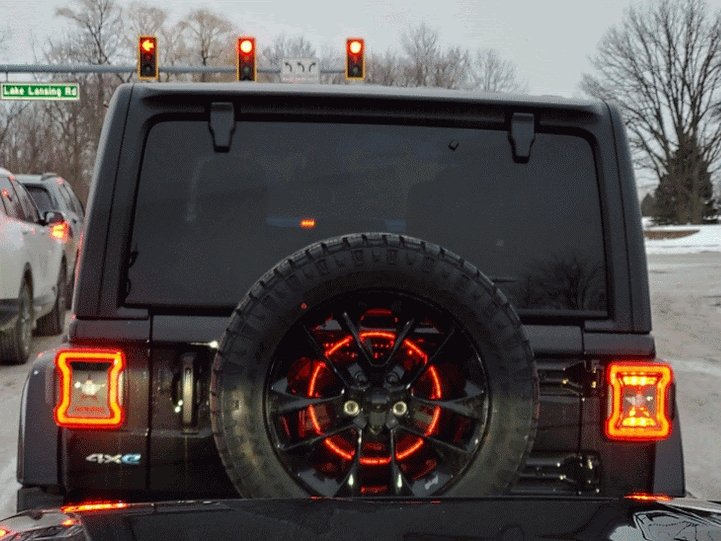 RedRock Star Tail Light Covers (18-25 Jeep Wrangler JL w/ Factory LED Tail Lights)