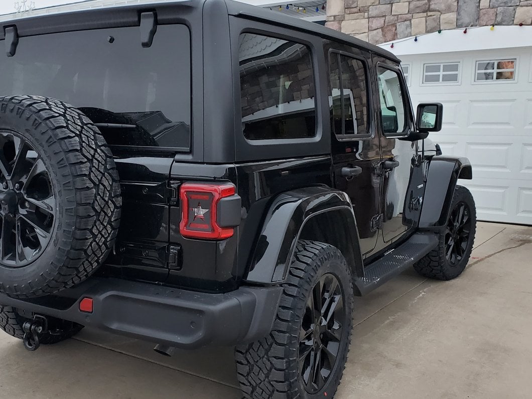 RedRock Star Tail Light Covers (18-25 Jeep Wrangler JL w/ Factory LED Tail Lights)