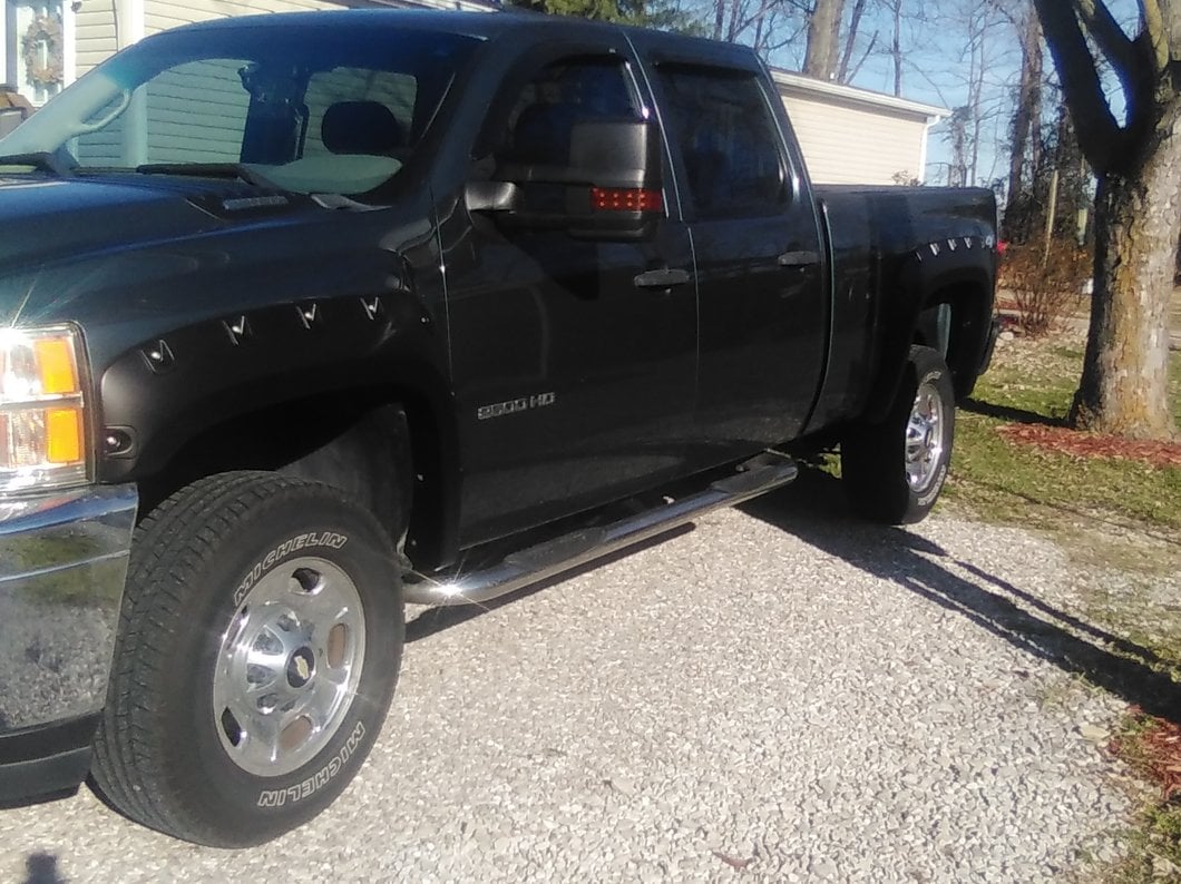 RedRock Pocket Style Fender Flares (07-14 Silverado 2500 HD)