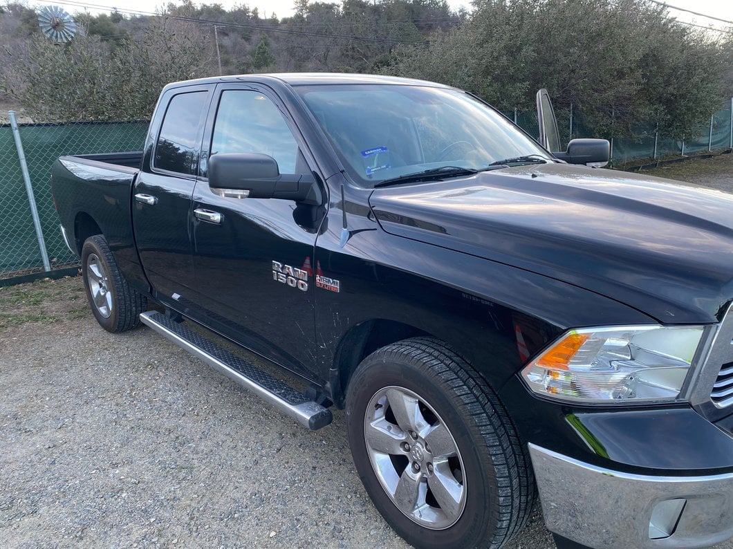 RedRock Off-Road Black Antenna; 6.50-Inch (94-25 RAM 1500)