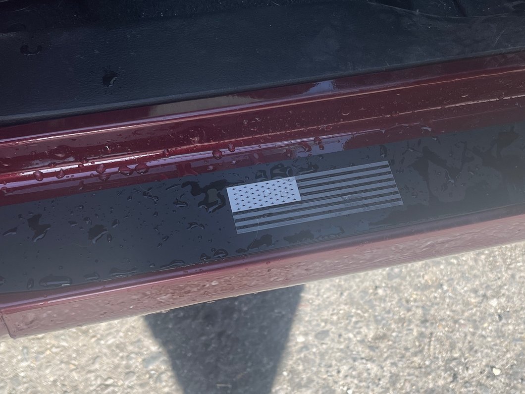 RedRock Door Sill Entry Guards with Flag; Black (18-25 Jeep Wrangler JL 4-Door)