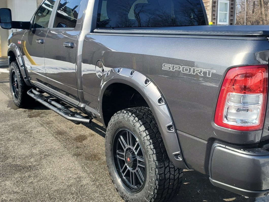 RedRock Pocket Style Fender Flares (19-24 RAM 2500)