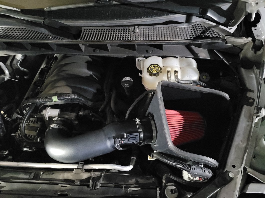 RedRock Cold Air Intake; Black (19-25 V8 Sierra 1500)