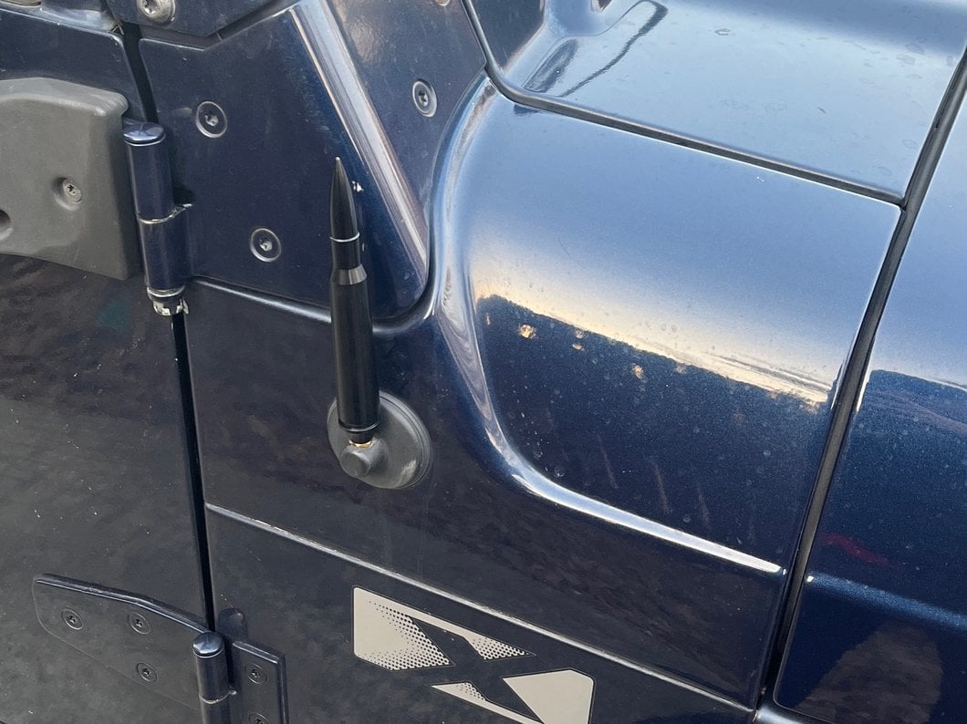 RedRock Billet Aluminum Bullet Style Antenna (97-06 Jeep Wrangler TJ)