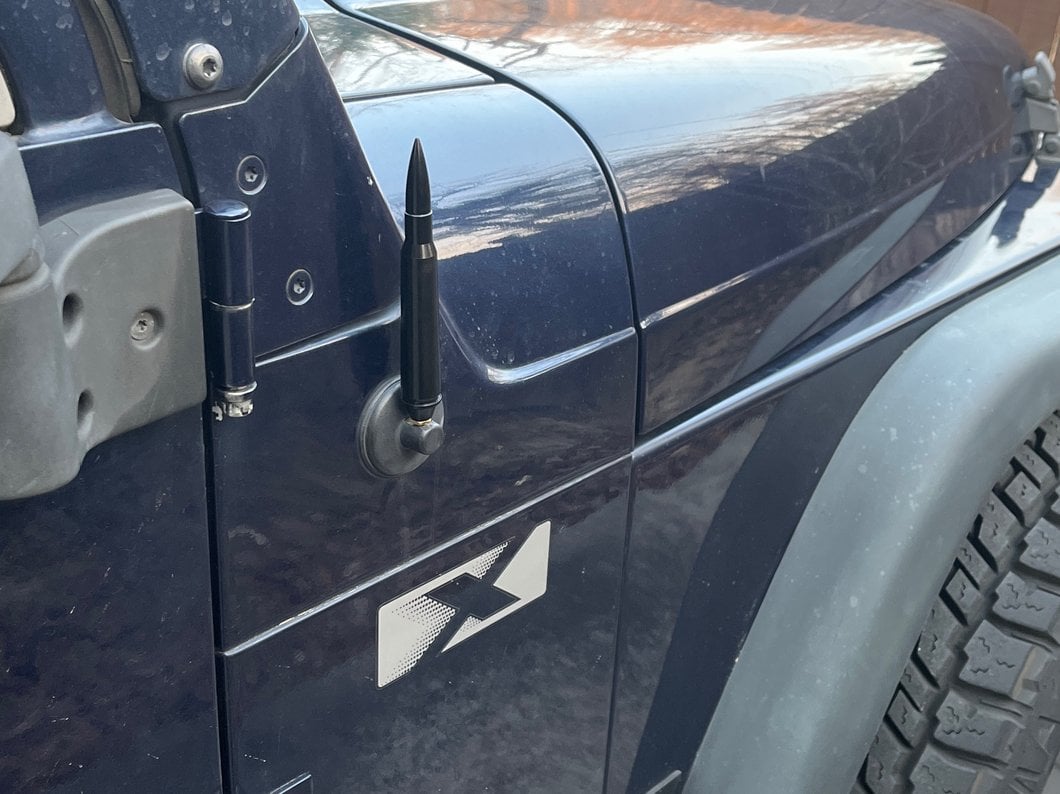 RedRock Billet Aluminum Bullet Style Antenna (97-06 Jeep Wrangler TJ)