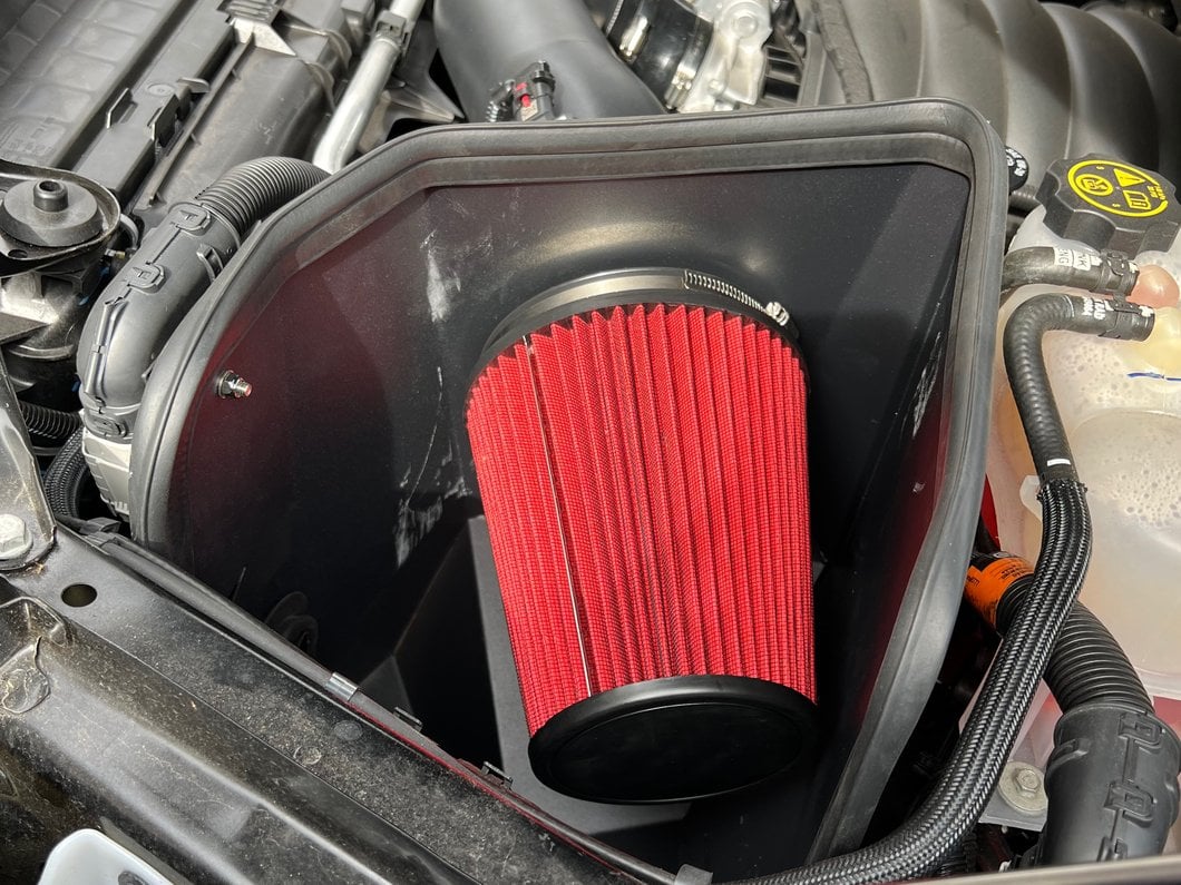 RedRock Cold Air Intake; Black (19-25 5.3L, 6.2L Silverado 1500)
