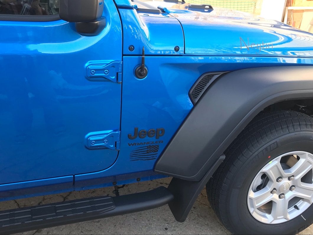 RedRock Mud Guards; Front and Rear (18-25 Jeep Wrangler JL, Excluding Rubicon & Willys)