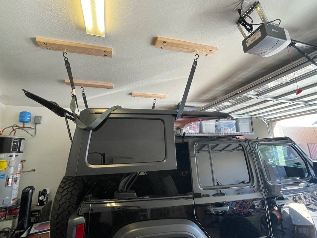 RedRock Manual Hard Top Hoist (18-25 Jeep Wrangler JL 4-Door)