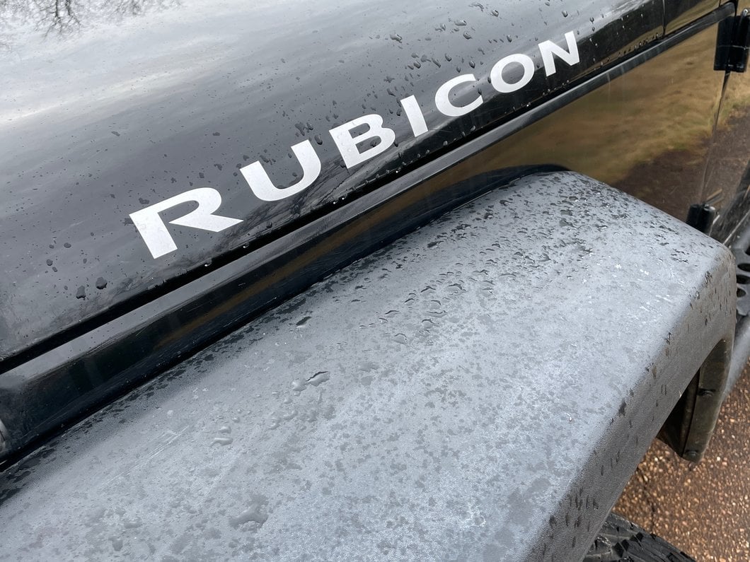 Jeep Licensed by RedRock Rubicon Hood Logo; Silver (07-18 Jeep Wrangler JK)
