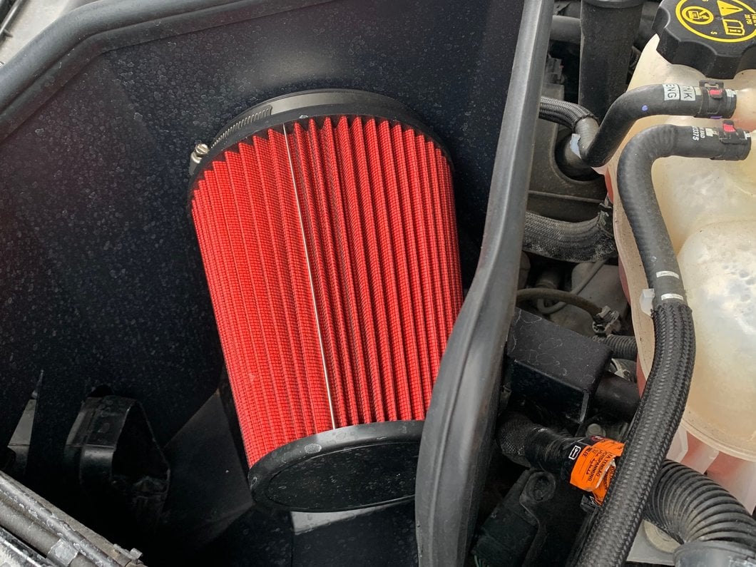RedRock Cold Air Intake; Polished (19-25 V8 Sierra 1500)