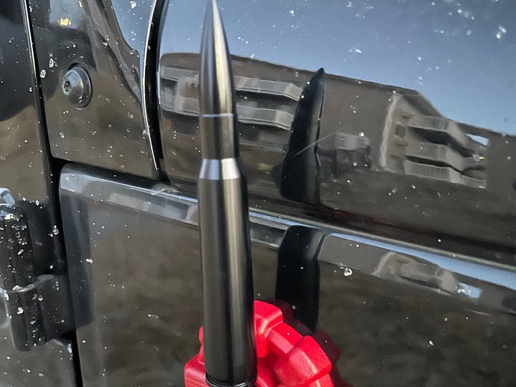 RedRock Billet Aluminum Bullet Style Antenna (07-18 Jeep Wrangler JK)