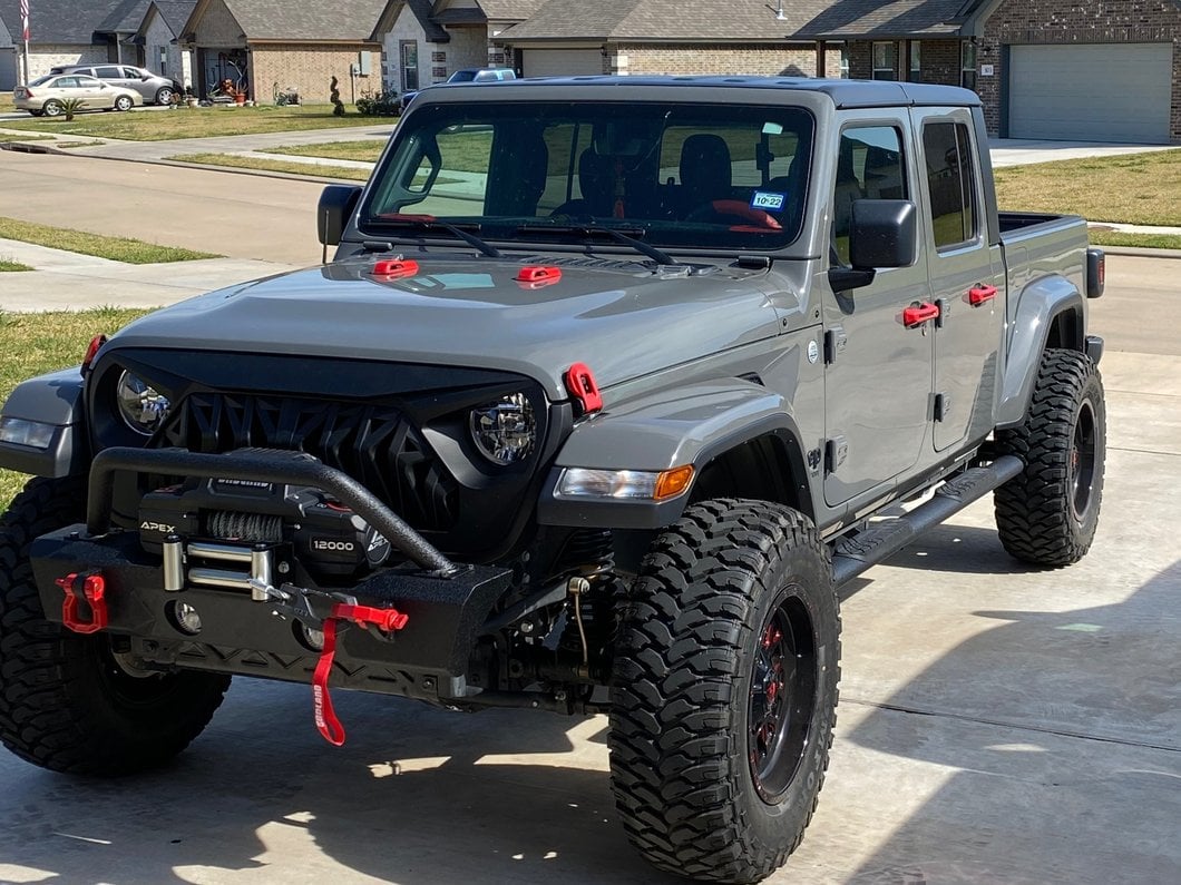 RedRock Attack Stubby Winch Front Bumper (20-25 Jeep Gladiator JT)