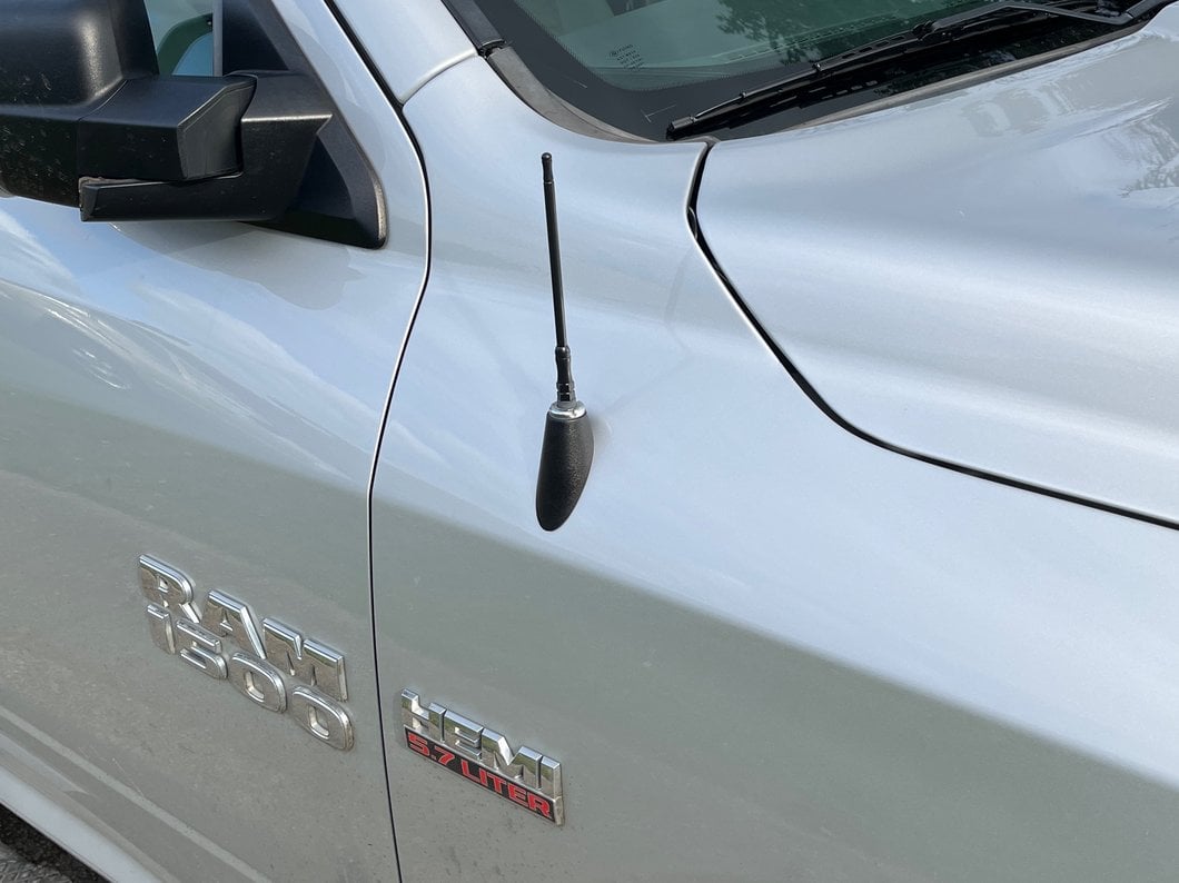 RedRock Antenna; 6-Inch (09-18 RAM 1500)