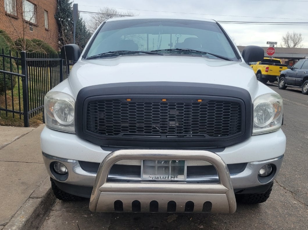 RedRock Baja Upper Replacement Grille; Matte Black (06-08 RAM 1500)