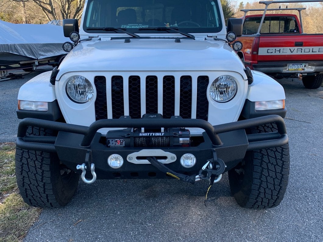 RedRock Crawler-Max Full Width Winch Front Bumper (20-25 Jeep Gladiator JT)