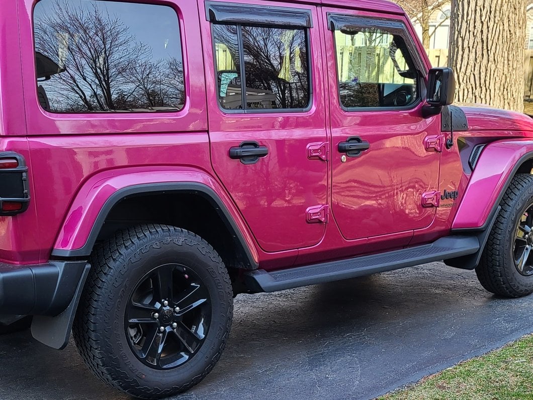 RedRock Mud Guards; Front and Rear (18-25 Jeep Wrangler JL, Excluding Rubicon & Willys)